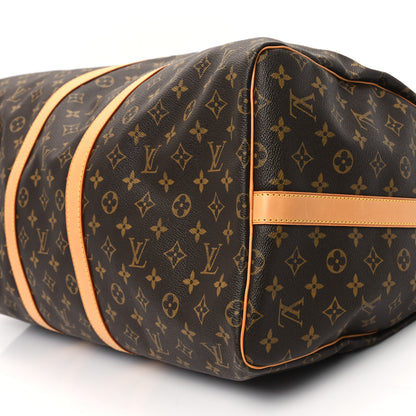 Louis Vuitton Monogram Keepall Bandouliere 55 9 of 9