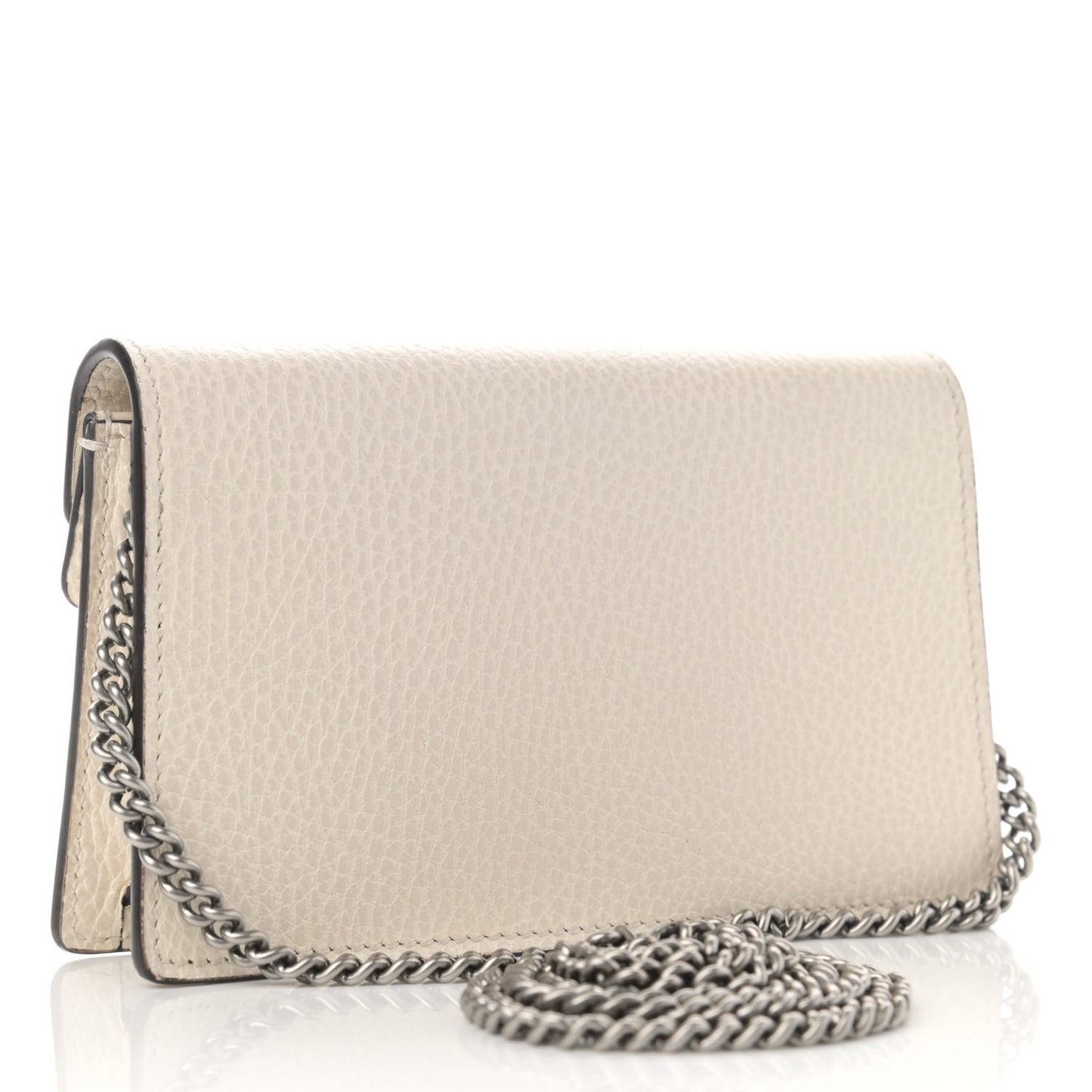 Dollar Calfskin Crystal Super Mini Dionysus Shoulder Bag Mystic White Black Diamond