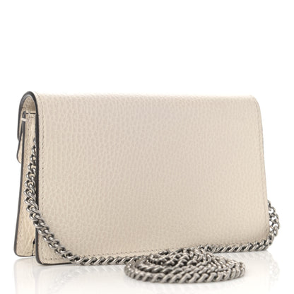 Gucci Dollar Calfskin Crystal Super Mini Dionysus Shoulder Bag Mystic White Black Diamond 3 of 11