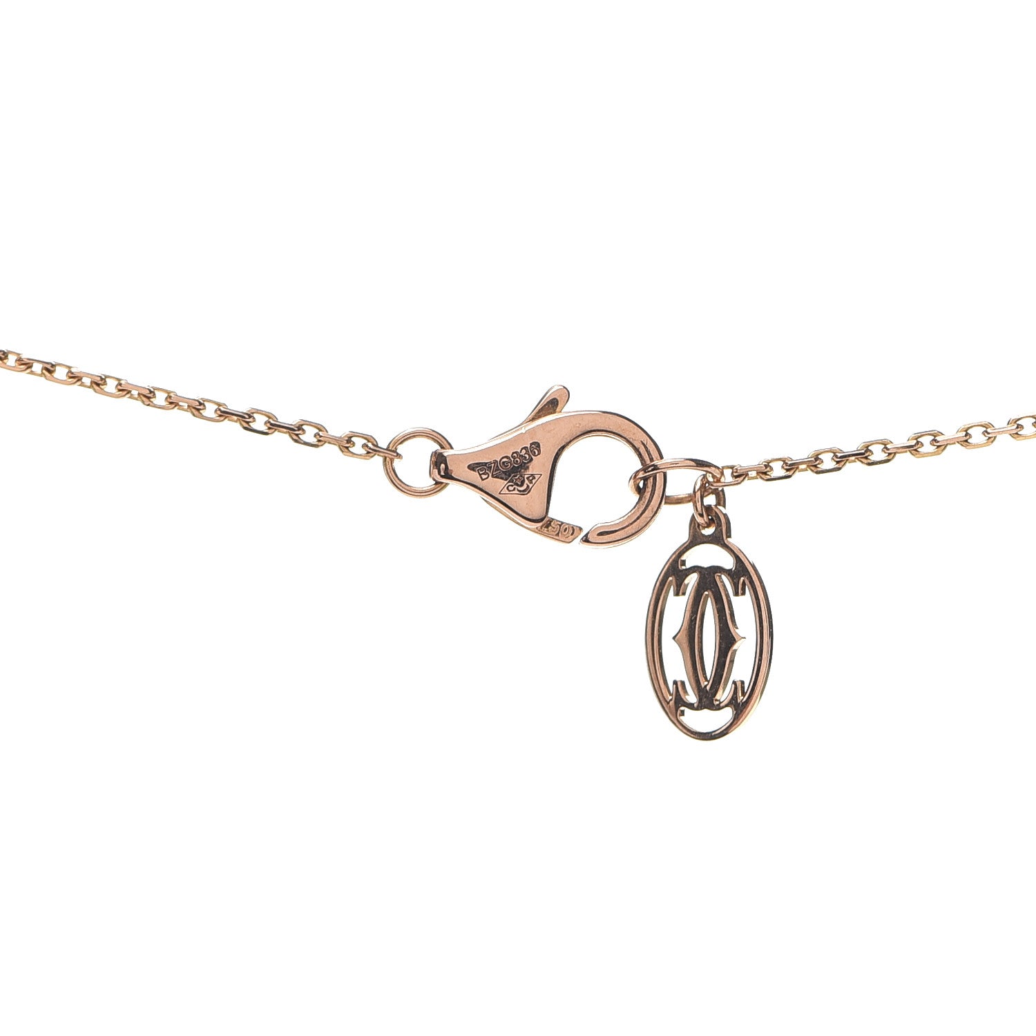 Cartier 18K Pink Gold Diamond XS D'Amour Pendant Necklace 5 of 5
