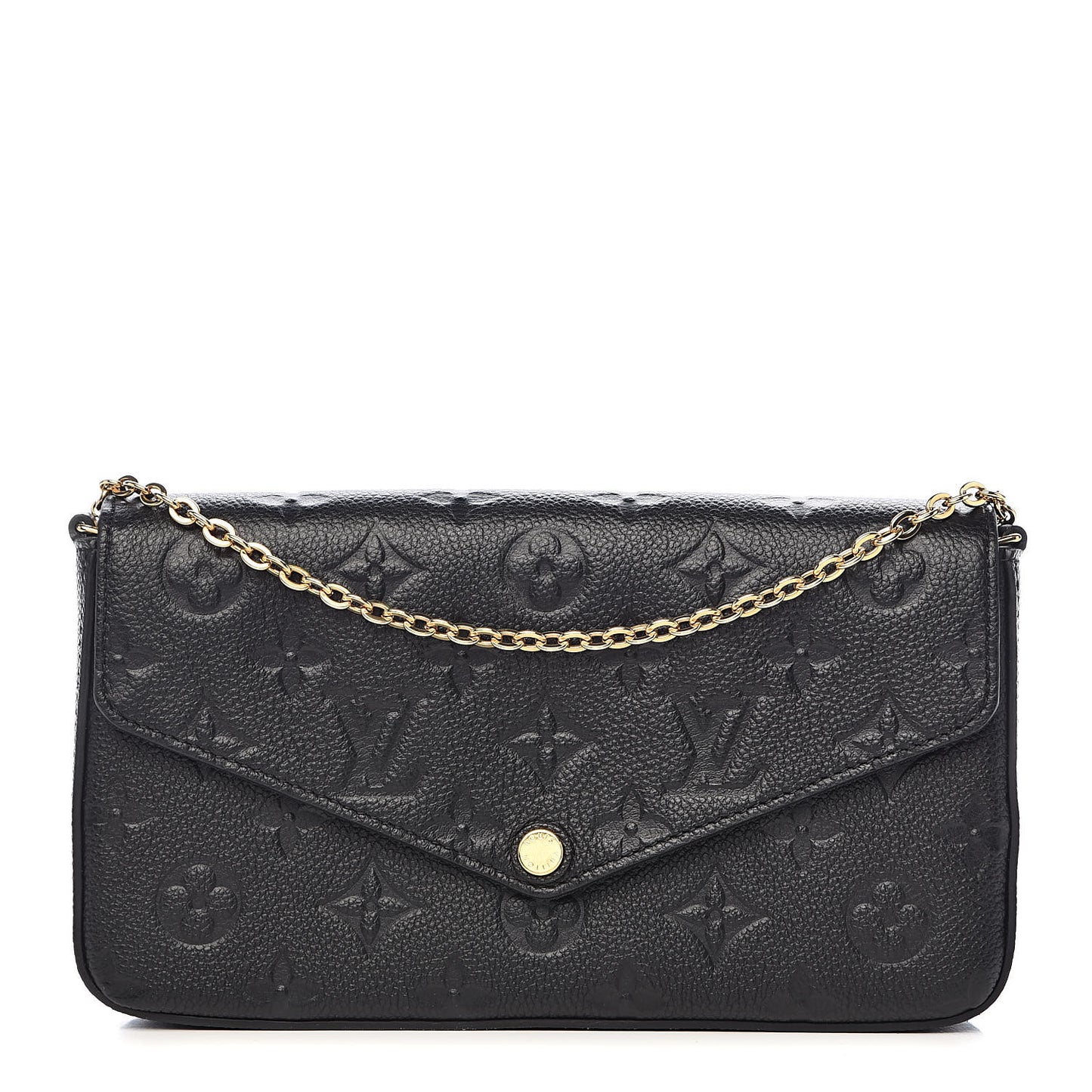 Empreinte Pochette Felicie Chain Wallet Black