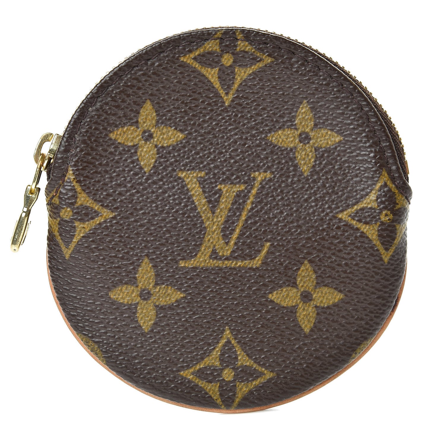 Monogram Round Coin Purse