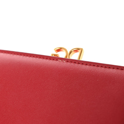 Dolce & Gabbana Smooth Calfskin Devotion Clutch Wallet Poppy Red 9 of 9