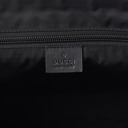 Gucci GG Supreme Monogram Web Flap Messenger Bag Black 6 of 10