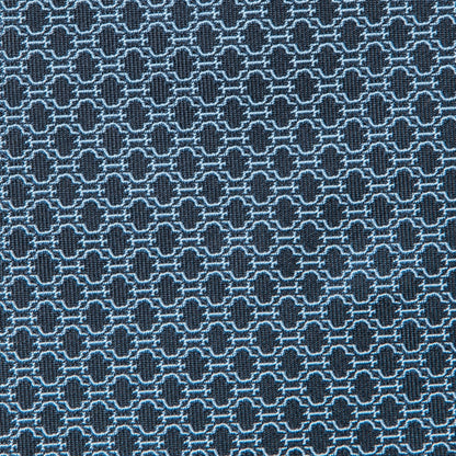Hermes Woven Silk Mens Neck Tie Bleu 5 of 5