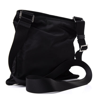 Prada Nylon Vela Flat Messenger Bag Black 3 of 11