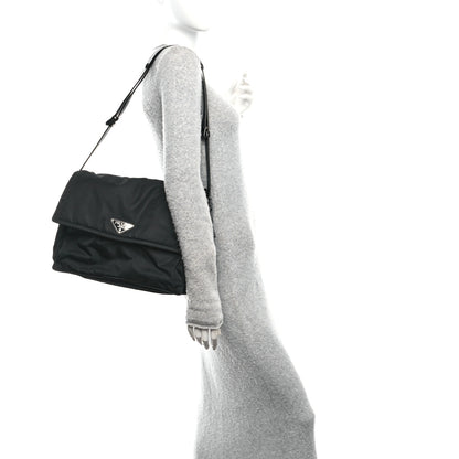 Prada Re-Nylon Padded Large Traveller Black 2 of 9