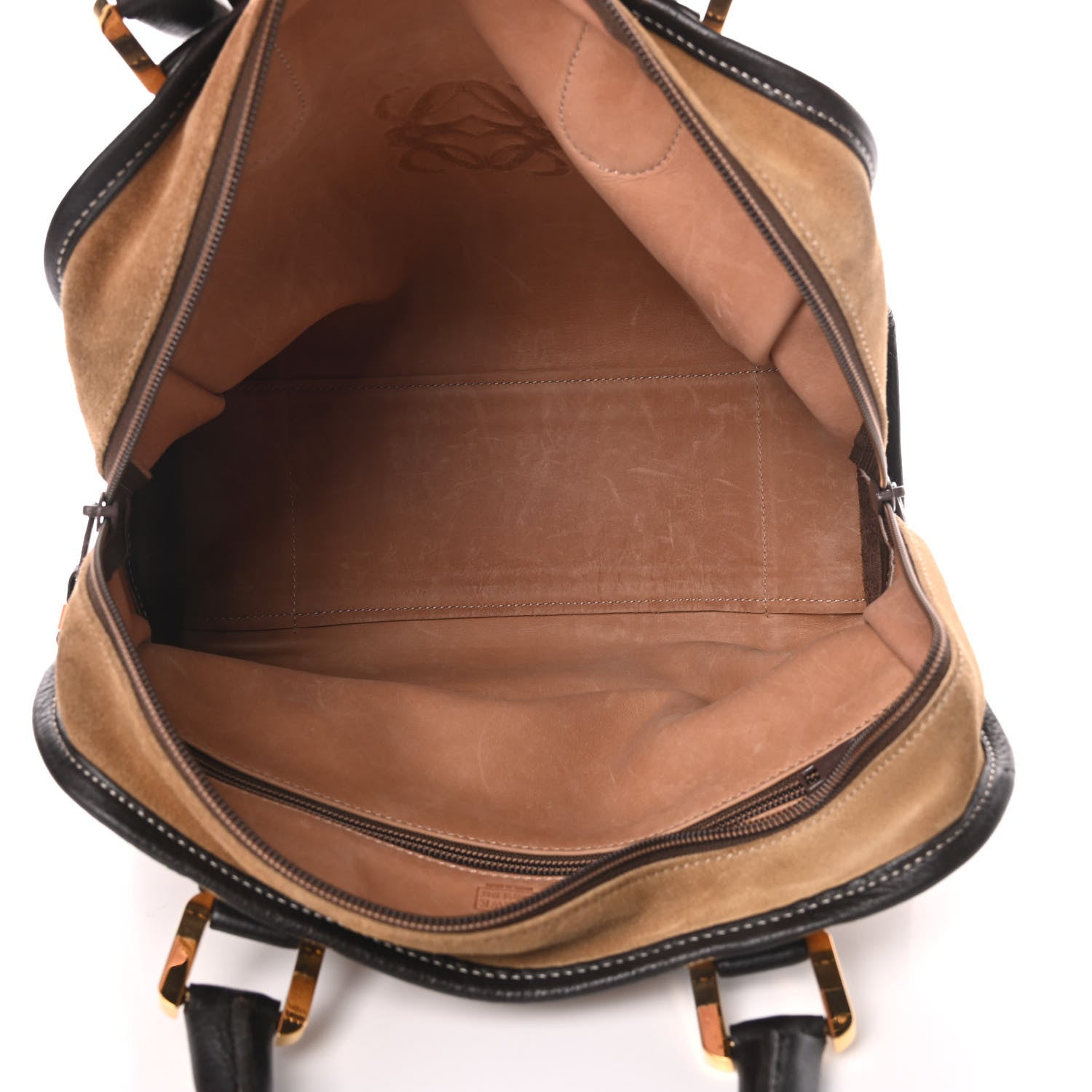 Loewe Suede Calfskin Amazona Brown 5 of 14