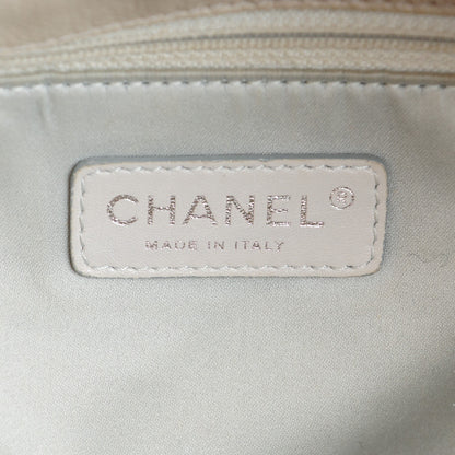 Chanel Caviar Quilted Large Elastic Tote Gray 6 of 8