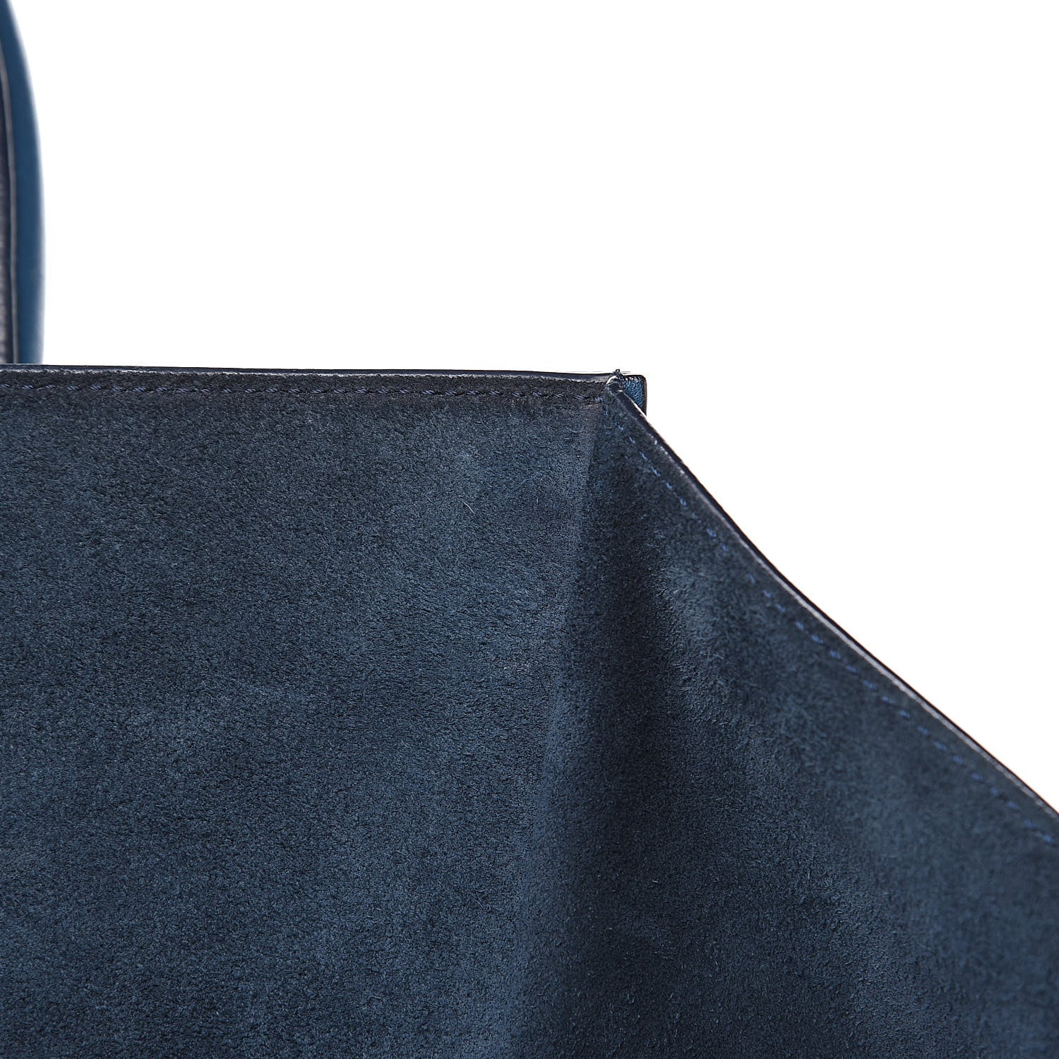 Celine Nappa Calfskin Medium Phantom Luggage Metallic Blue 19 of 21