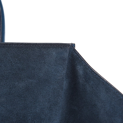 Celine Nappa Calfskin Medium Phantom Luggage Metallic Blue 19 of 21