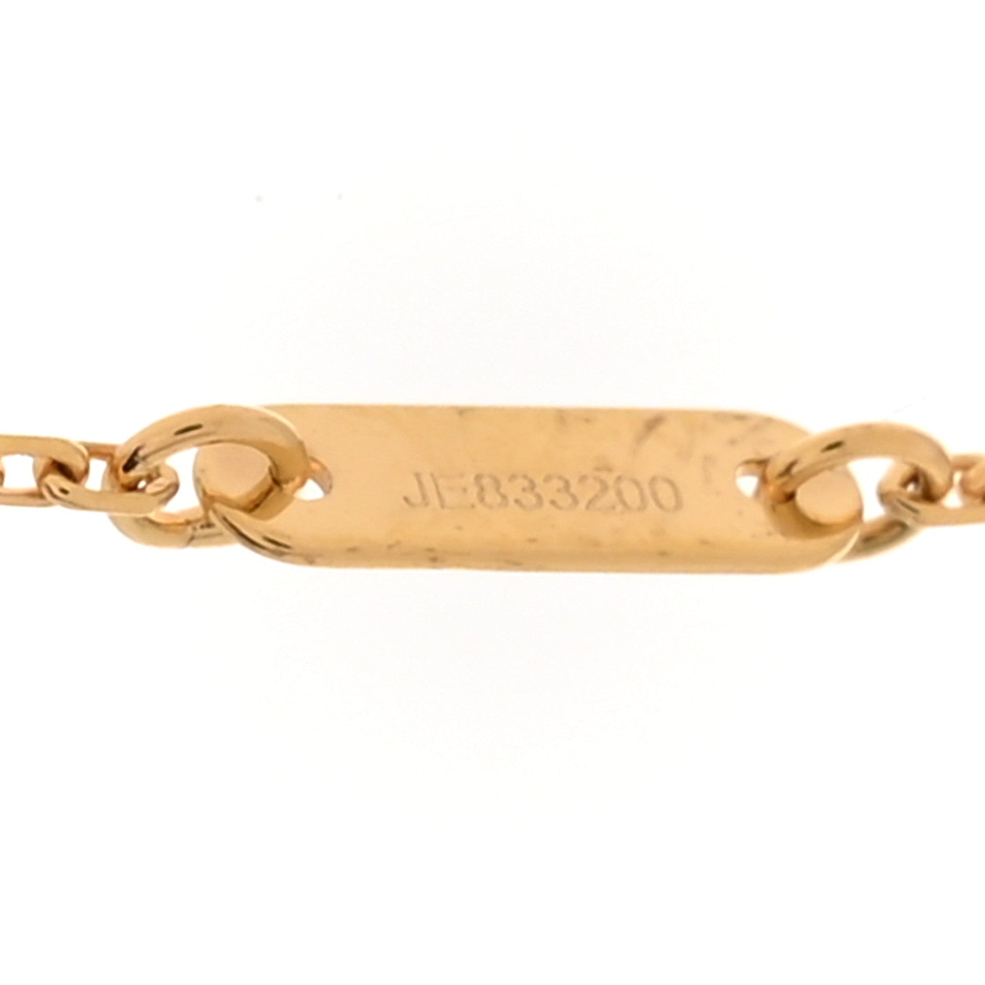 18K Yellow Gold Diamond Mini Frivole Pendant Necklace