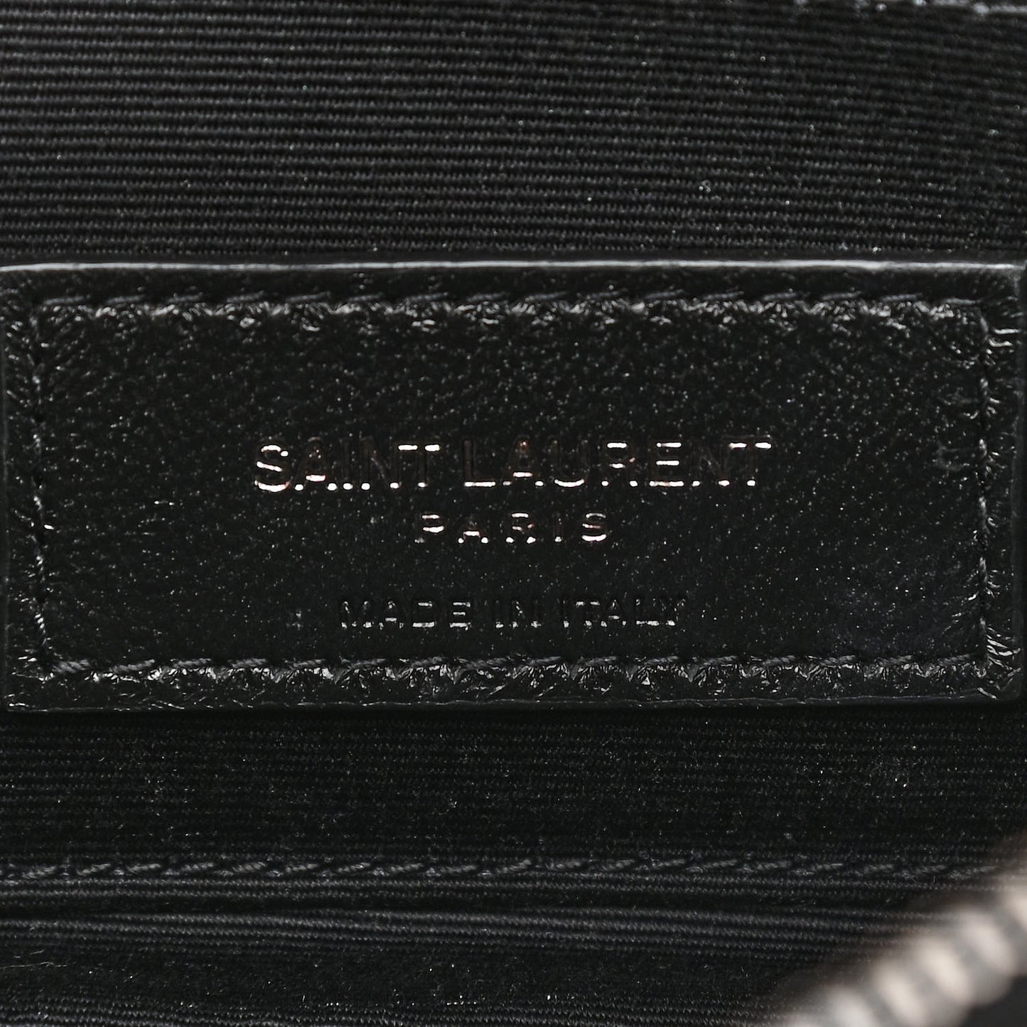 Grained Lambskin Quilted Mini Becky Double Zip Bag Black