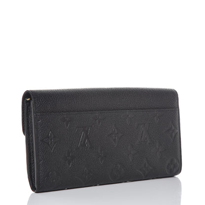 Louis Vuitton Empreinte Sarah Wallet NM Black 3 of 7