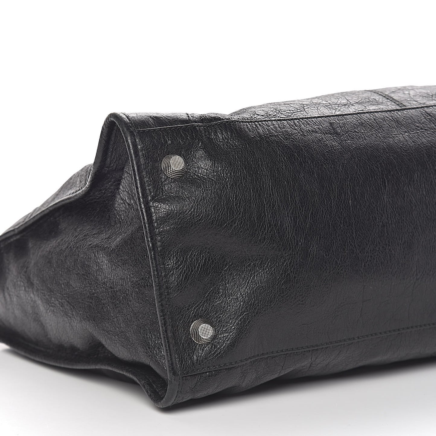 Agneau Giant 12 Silver Hardware Work Black