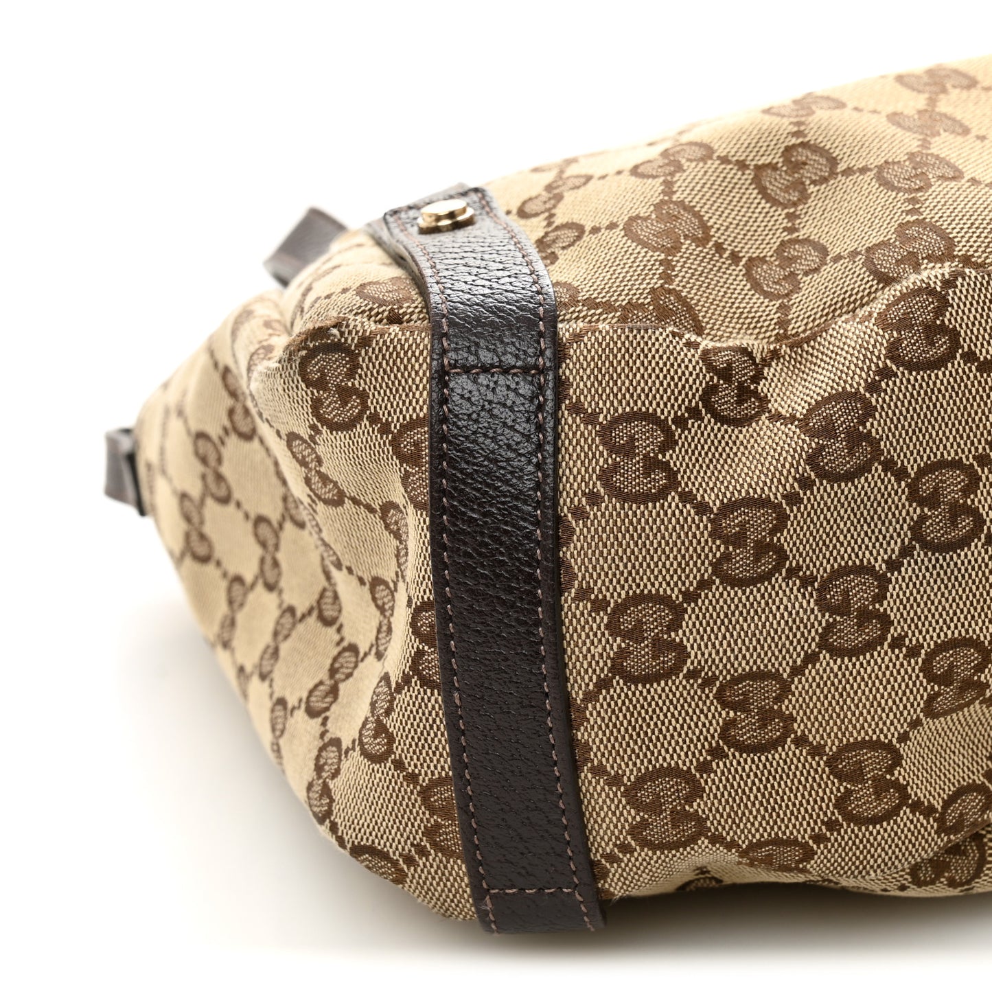 Monogram Medium Abbey Shoulder Bag Dark Brown