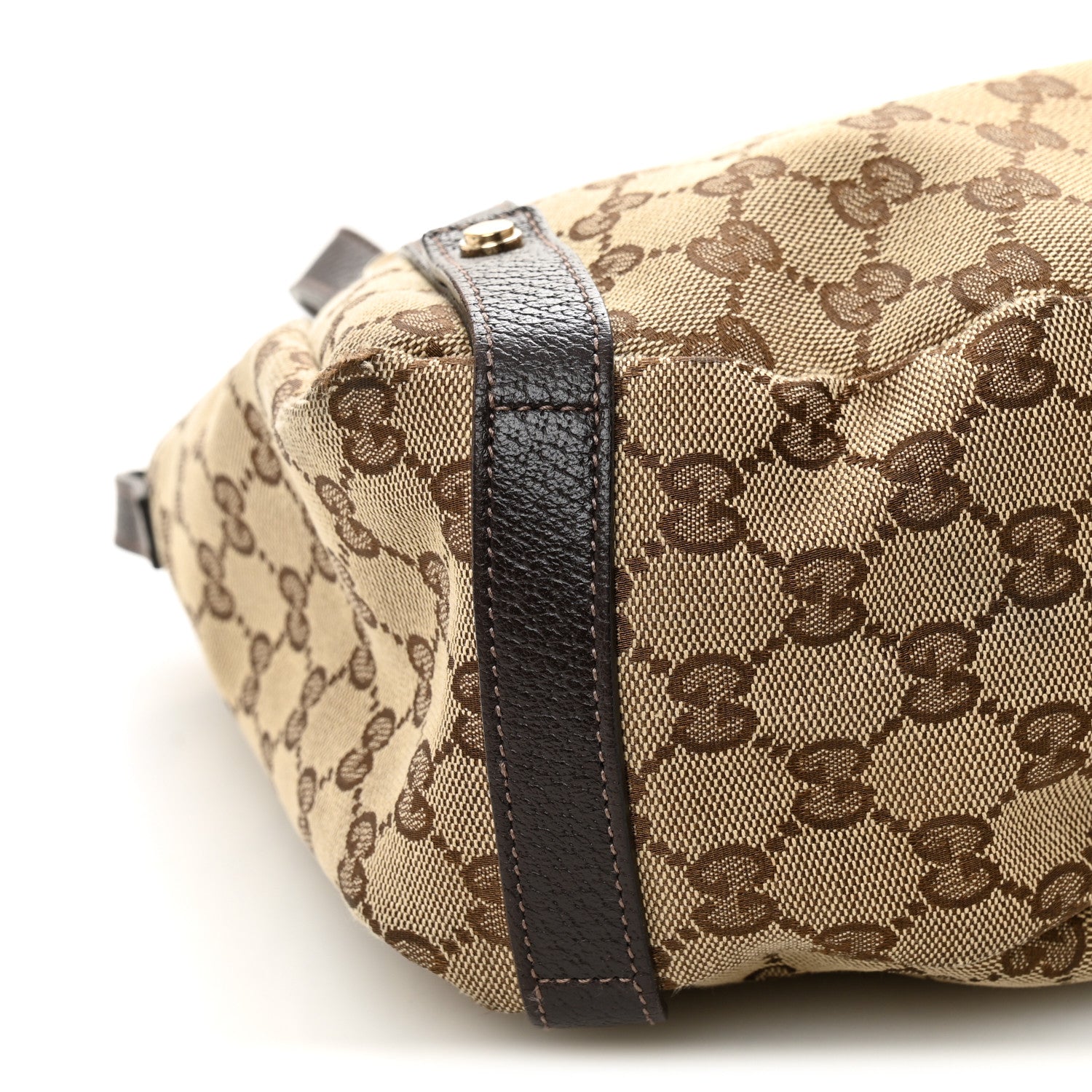Gucci Monogram Medium Abbey Shoulder Bag Dark Brown 17 of 19