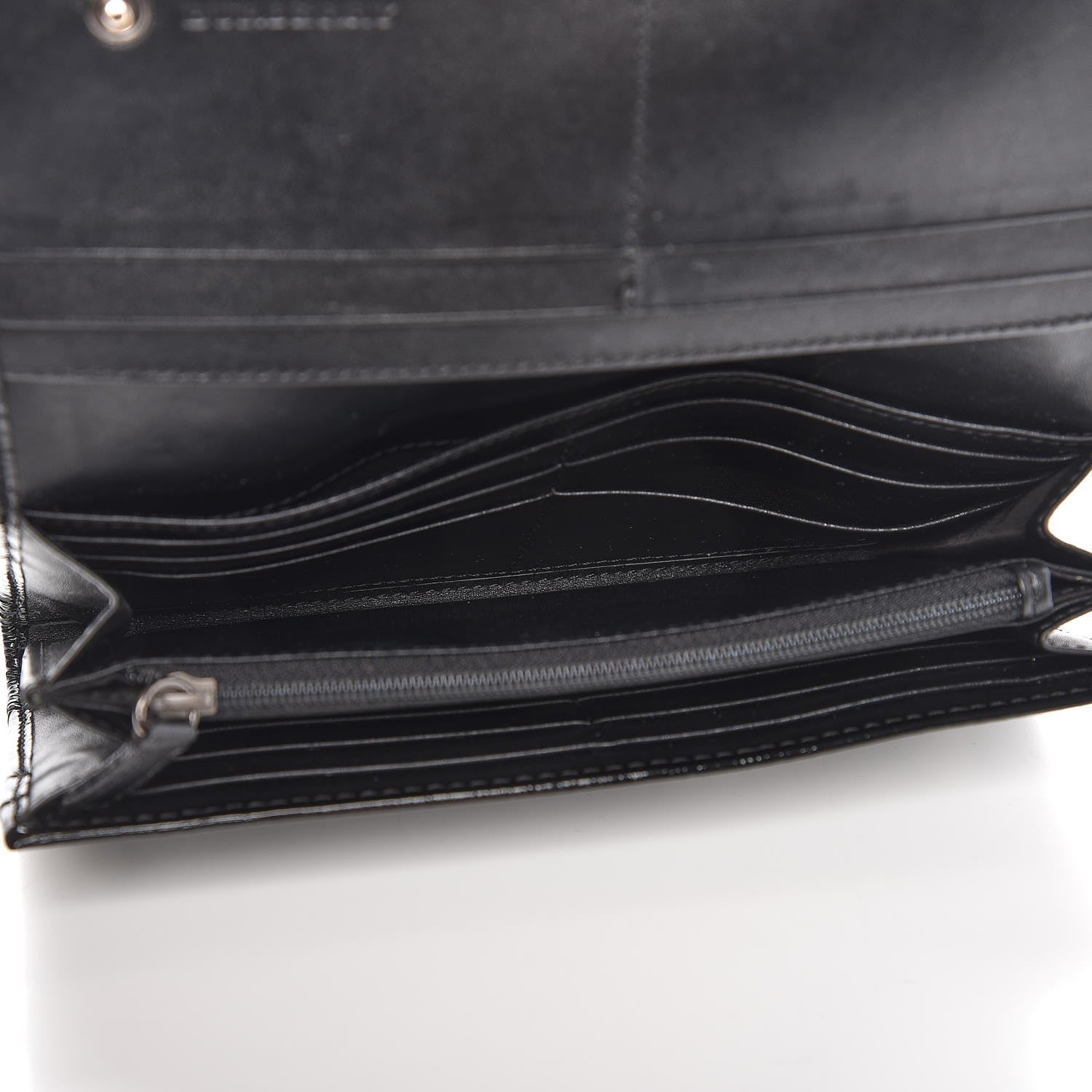Burberry Beat Check Penrose Continental Wallet Black 5 of 9