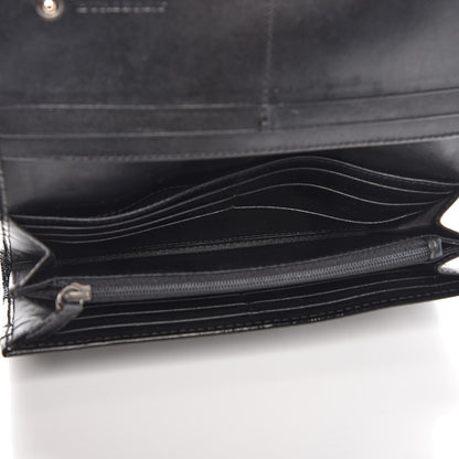 Burberry Beat Check Penrose Continental Wallet Black 5 of 9