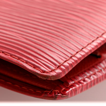 Louis Vuitton Epi Porte-Billets Compact Wallet Red 9 of 9