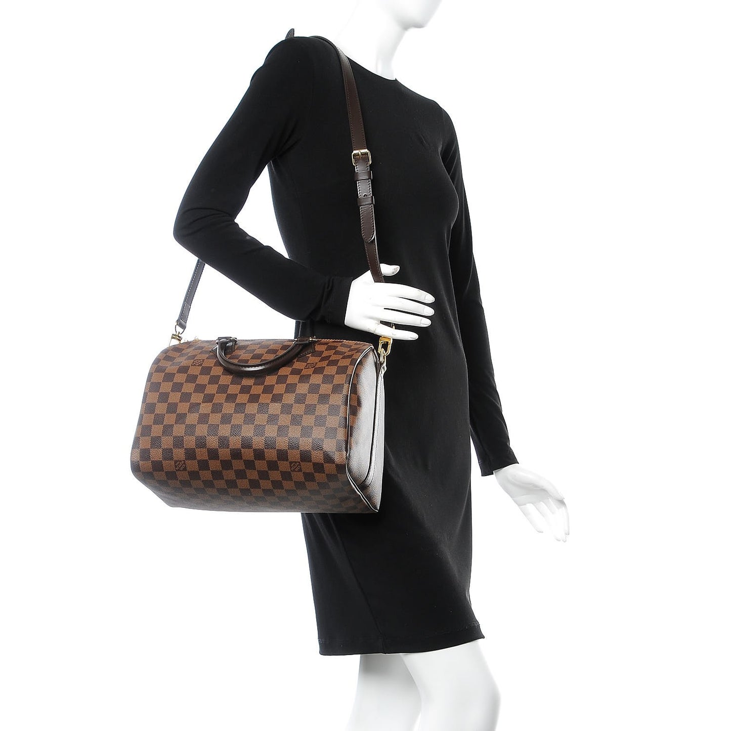 Damier Ebene Speedy Bandouliere 30