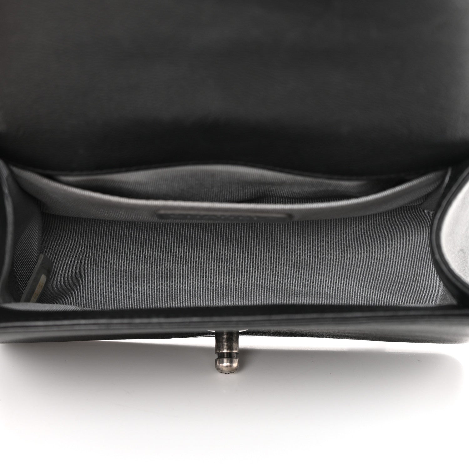 Chanel Calfskin Double Stitch Small Boy Flap Black 5 of 18