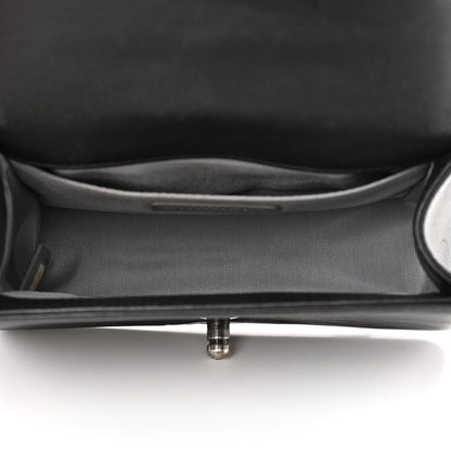 Chanel Calfskin Double Stitch Small Boy Flap Black 5 of 18