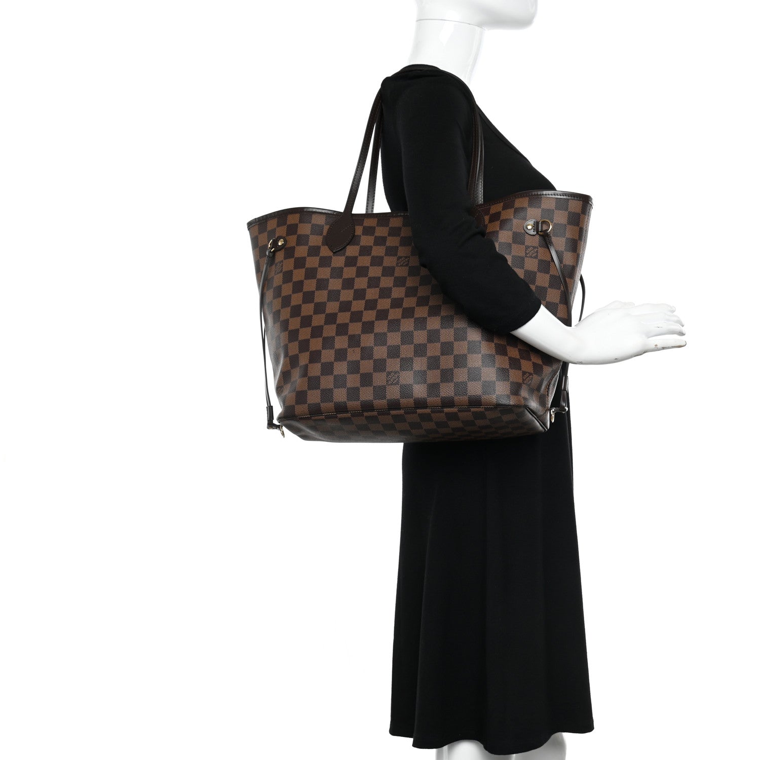 Louis Vuitton Damier Ebene Neo Neverfull MM 2 of 13