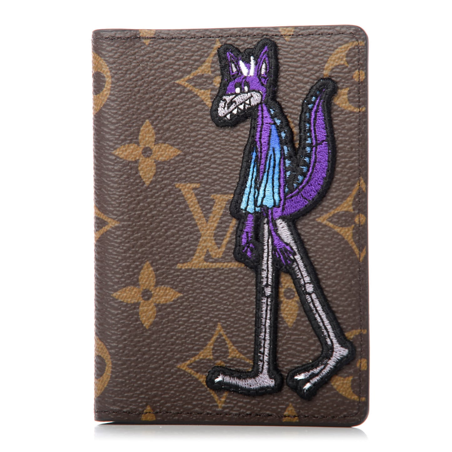 Monogram Embroidered Cartoon LV Friends Pocket Organizer