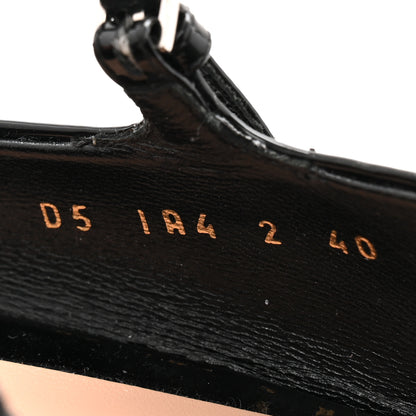 Valentino Garavani Patent Vlogo Mary Jane 55mm Pumps 40 Black 9 of 11