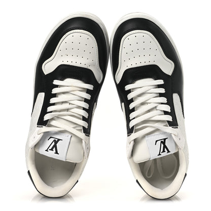 Louis Vuitton Calfskin Monogram LV Stadium Sneaker 38 White Black 2 of 11