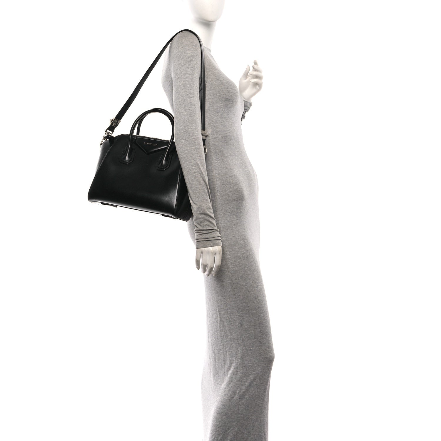 Givenchy Shiny Lord Calfskin Small Antigona Black 2 of 11