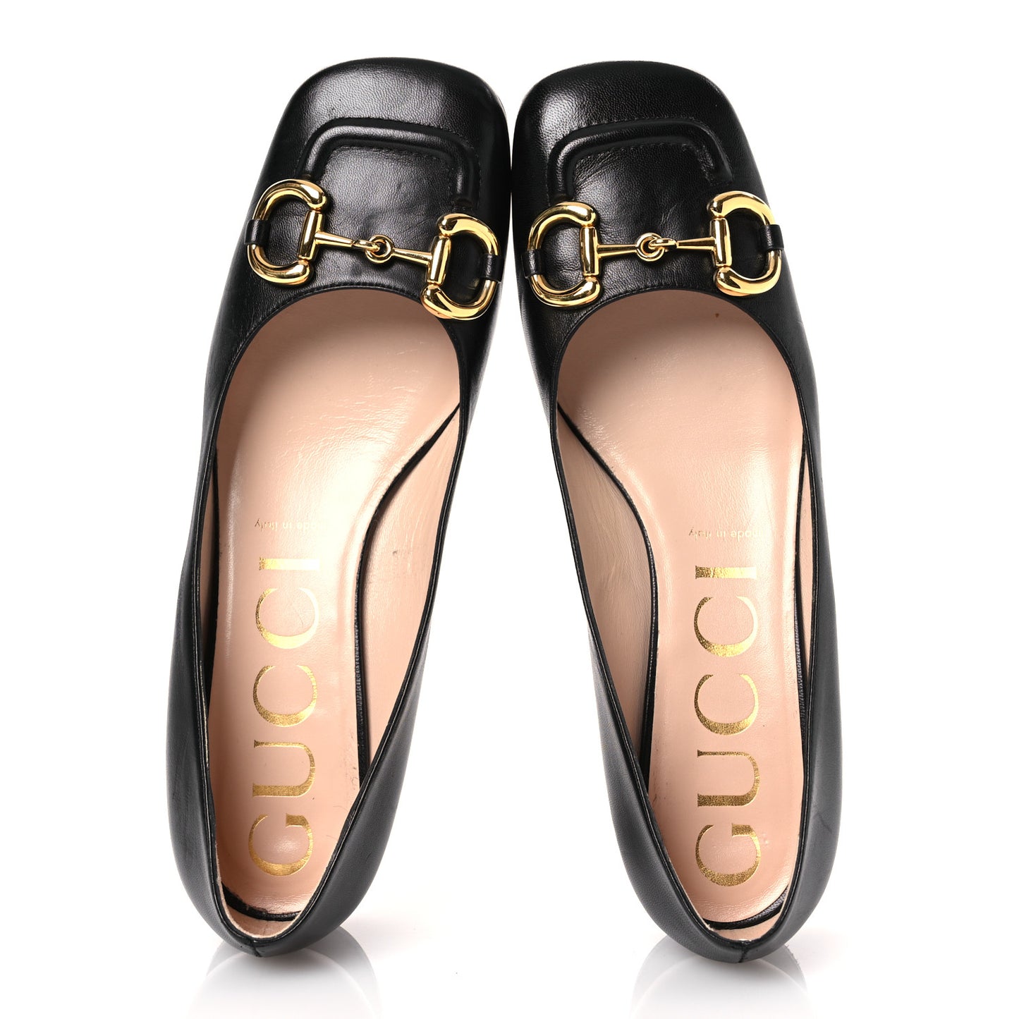 Malaga Kid Horsebit Ballet 25mm Flats 40 Black