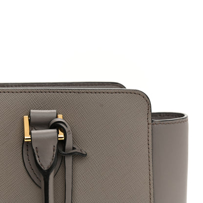 Prada Saffiano Metal Top Handle Argilla 10 of 10