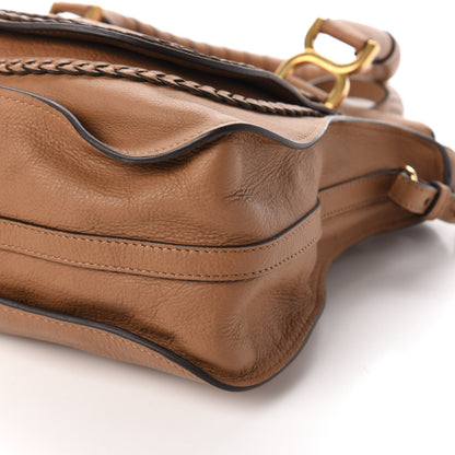 Chloe Calfskin Braided Medium Marcie Satchel Nut 7 of 9