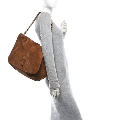 Saint Laurent Suede Matelasse Monogram Large Jamie 4.3 Brown Caramel 2 of 10