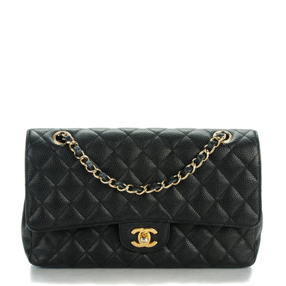 Chanel Caviar Quilted Medium Double Flap Black 1 of 8