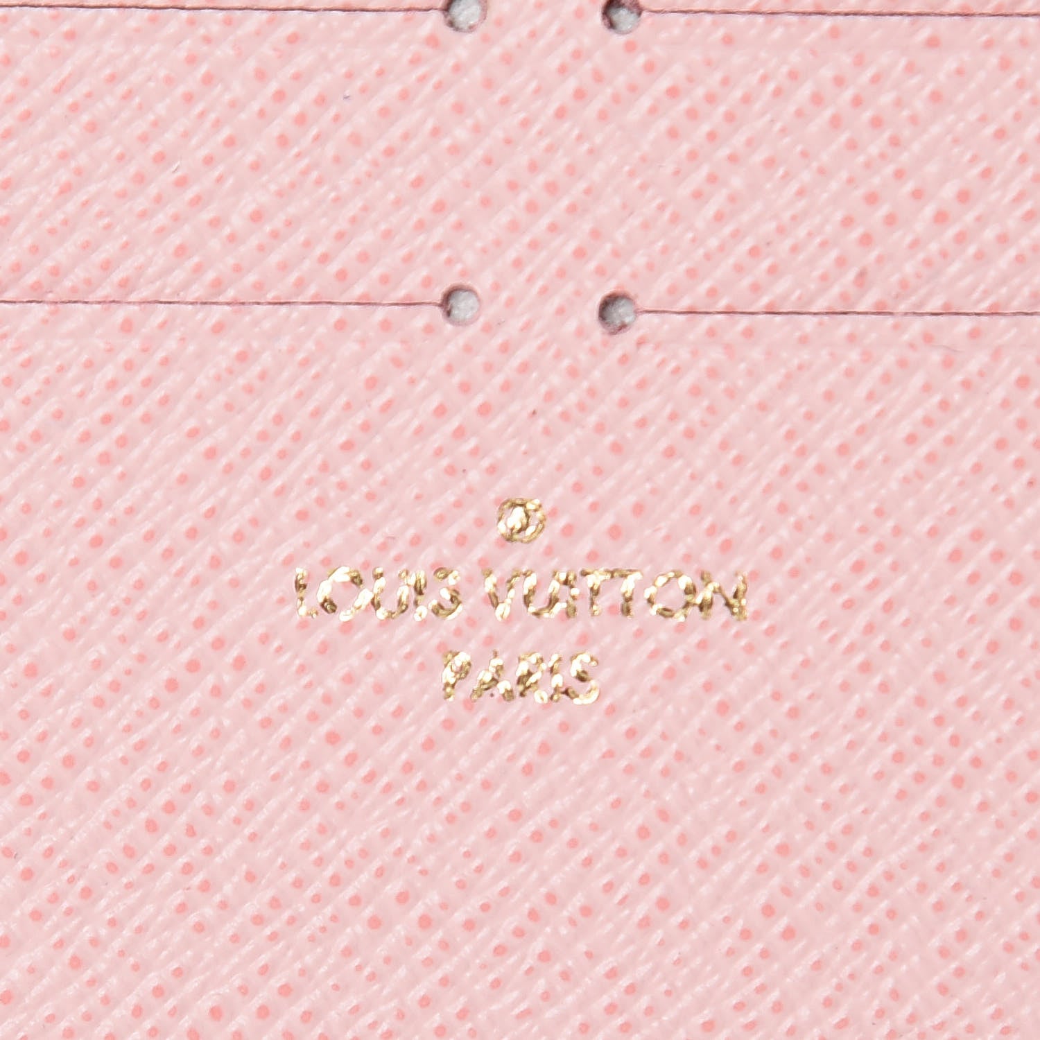 Louis Vuitton Calfskin Felicie Card Holder Insert Rose Ballerine 6 of 6
