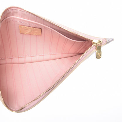 Louis Vuitton Damier Azur Neverfull MM GM Pochette Rose Ballerine 5 of 8