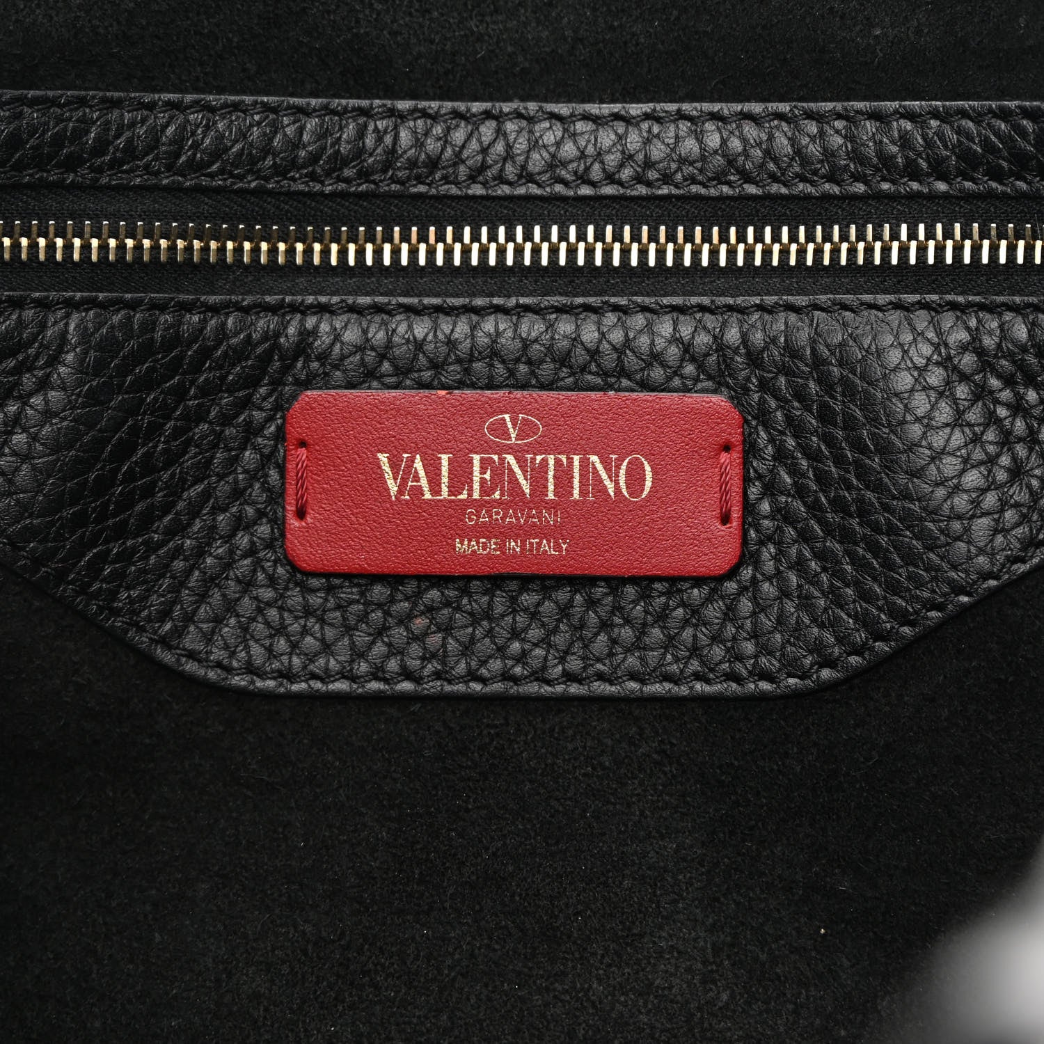 Valentino Garavani Grained Calfskin Small Rockstud Shoulder Tote Black 6 of 20