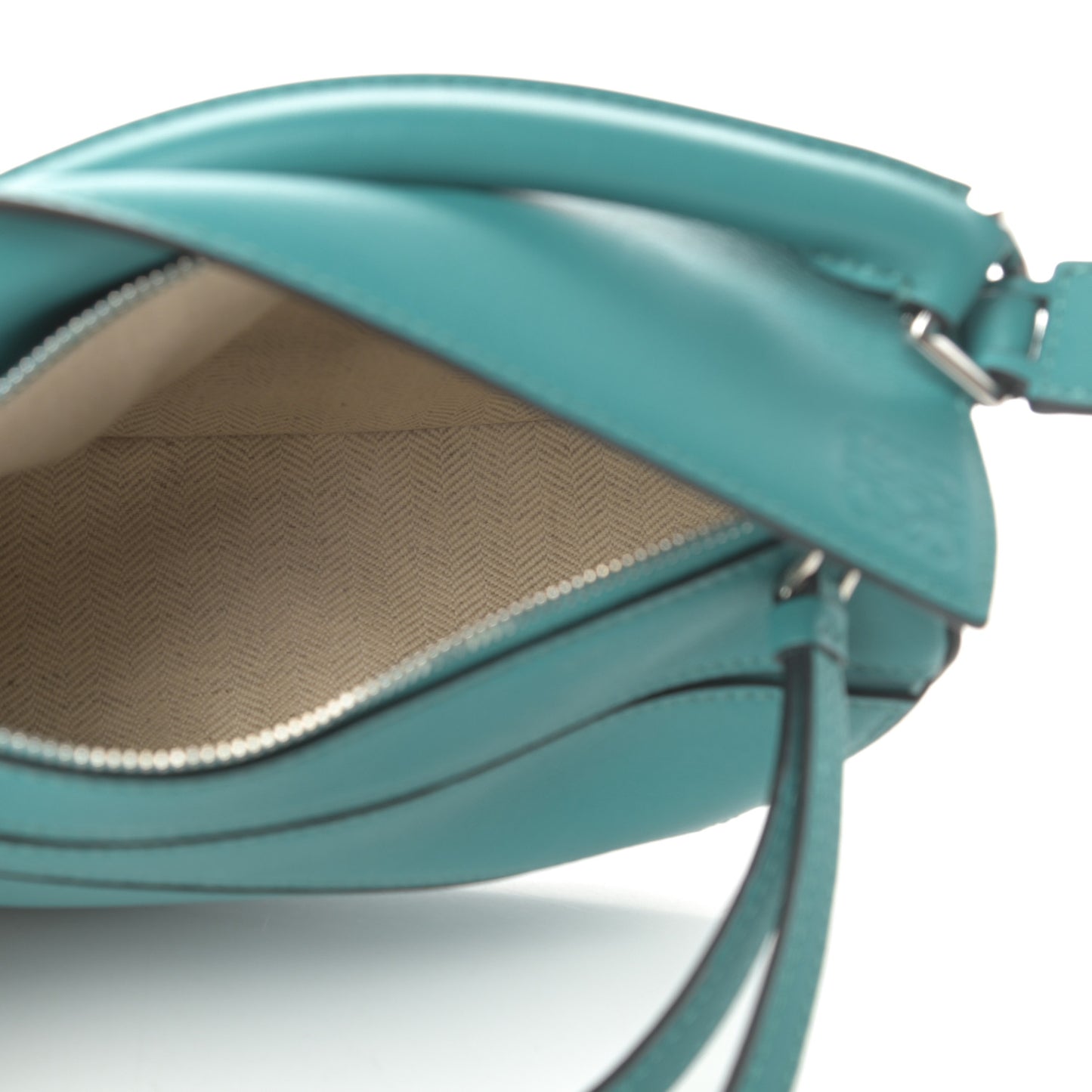 Calfskin Mini Puzzle Bag Emerald Green