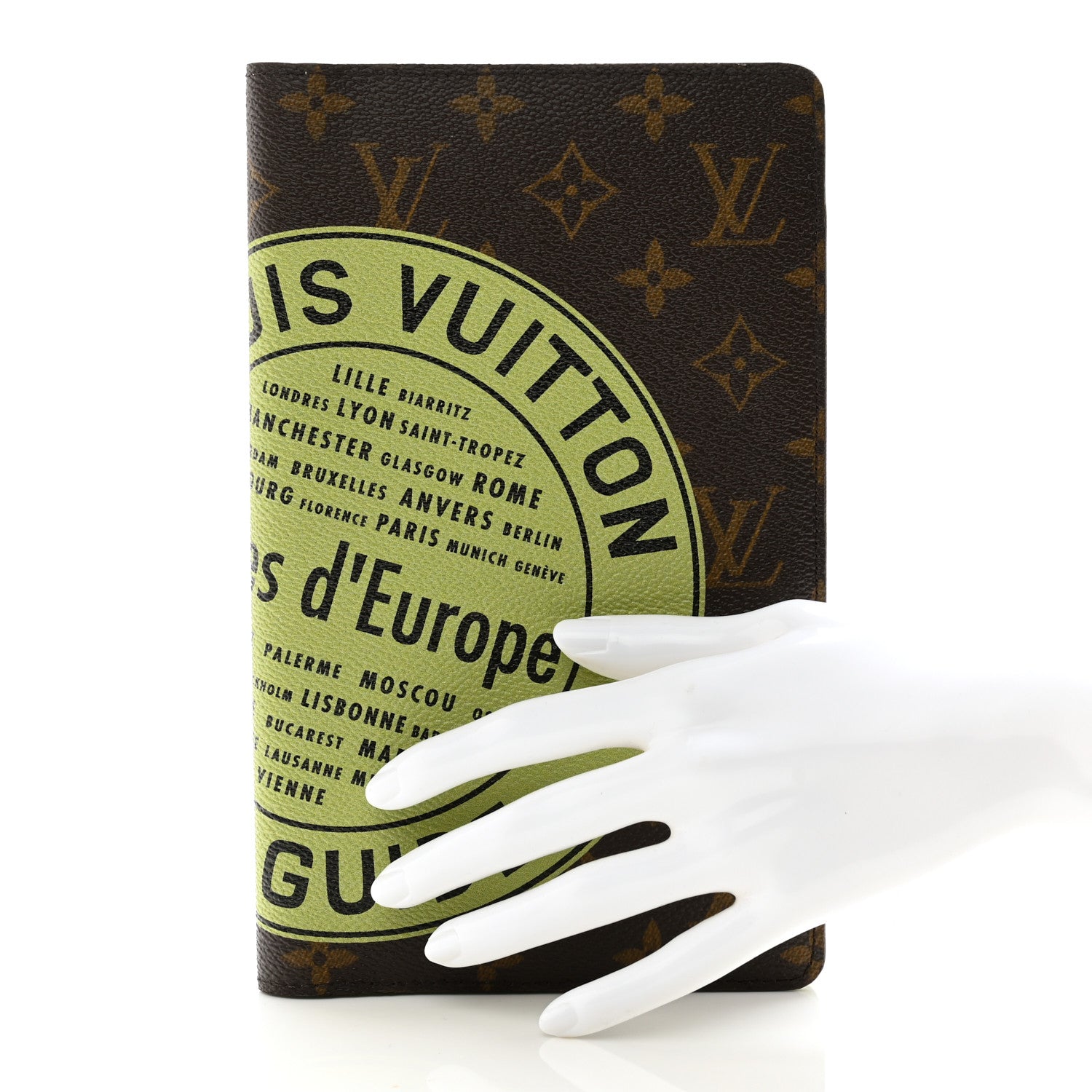 Louis Vuitton LOUIS VUITTON Monogram Villes D'Europe Notebook Cover Green 2 of 6