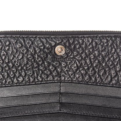 Burberry Heritage Grain Alvington Continental Wallet Black 7 of 9