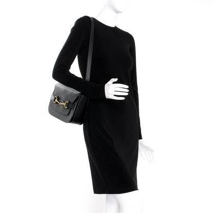 Gucci Textured Calfskin Bright Bit Flap Bag Nero Black 2 of 7