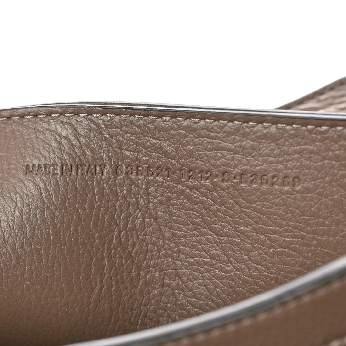 Grained Calfskin Neo Classic Silver Hardware S City Mink Grey