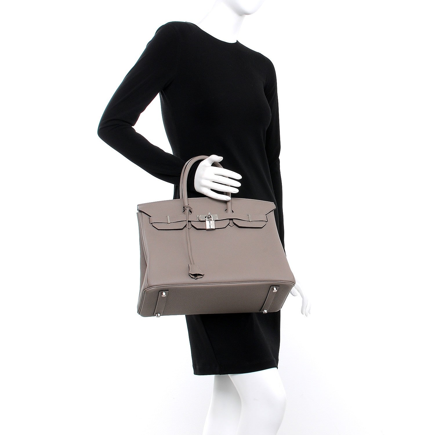 Hermes Togo Birkin 35 Gris Asphalte 2 of 31
