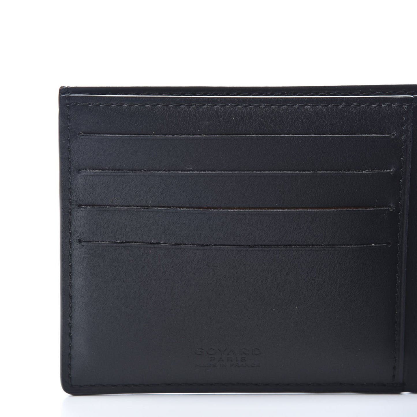 Goyardine Bi-Fold Victoire PM Wallet Black