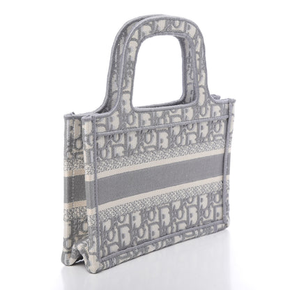 Christian Dior Oblique Mini Book Tote Grey Multicolor 3 of 9