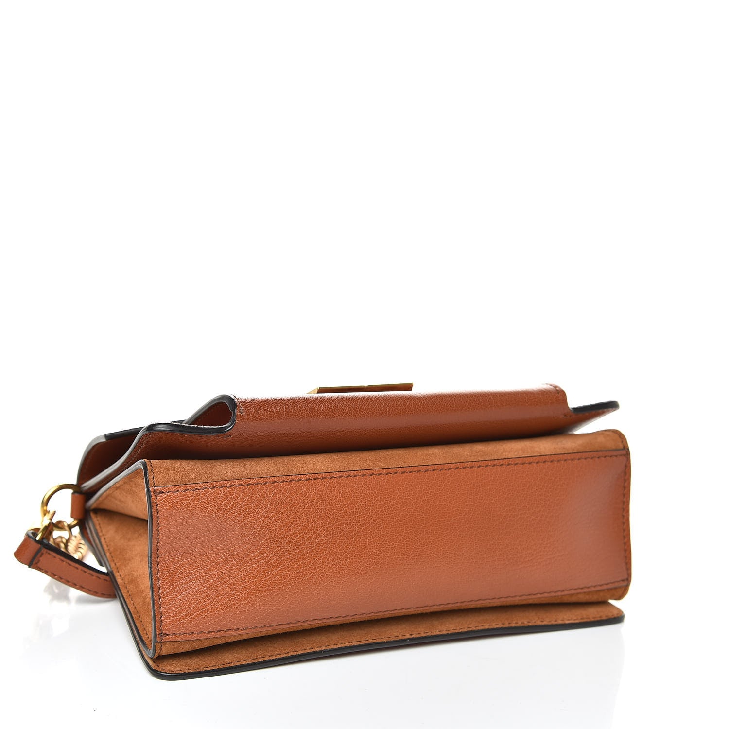 Givenchy Goatskin Small GV3 Shoulder Bag Chestnut 4 of 11
