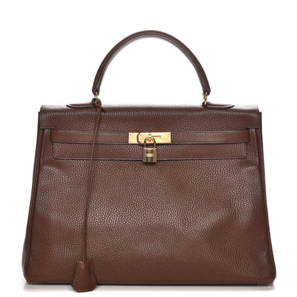 Hermes Ardennes Kelly Retourne 35 Chocolate 1 of 32